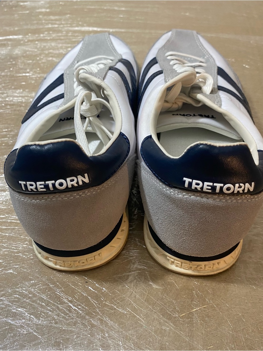 Tretorn Men’s White, Navy & Gray Casual Sneakers